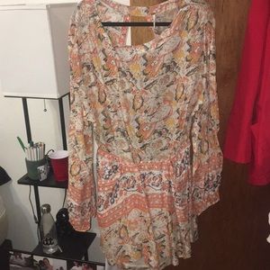 Free people summer dress w open back